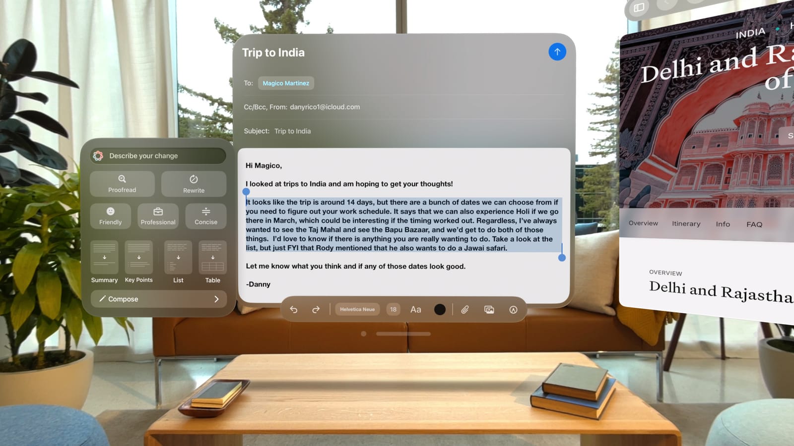 Apple Intelligence Arrives on Vision Pro in April post image