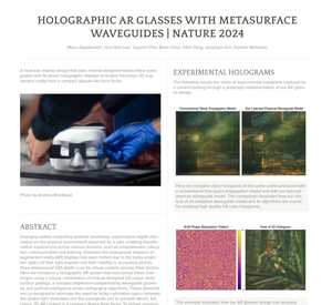AR Glasses Go Incognito: AI-Metasurface Holograms Shrink Headsets to Sunglasses post feature image